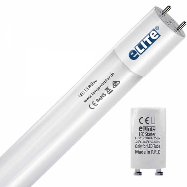 LED Röhre 150cm T8, 25W 3300lm, 4000K Universalweiß CRI:840, Glas